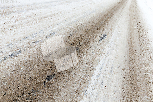 Image of The road in winter