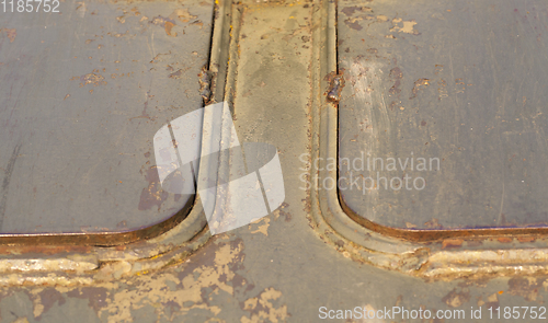 Image of The old metal surface
