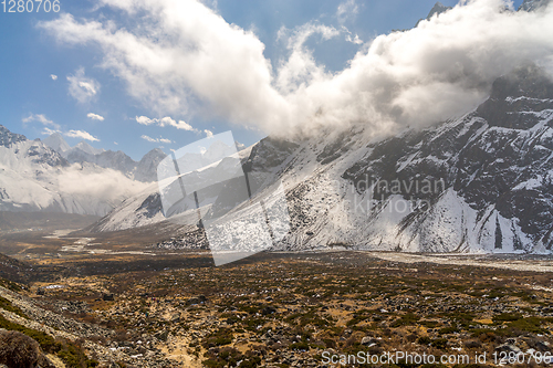 Image of Taboche summit in Himalayas Nepal