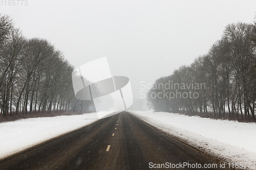 Image of Road under the snow