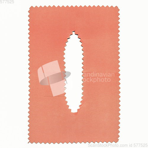 Image of Vintage looking Paper swatch sample