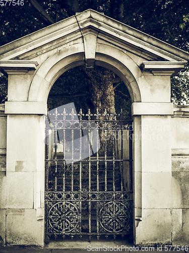 Image of Vintage looking Old gate