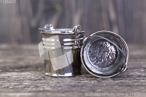 Image of two small decorative bucket