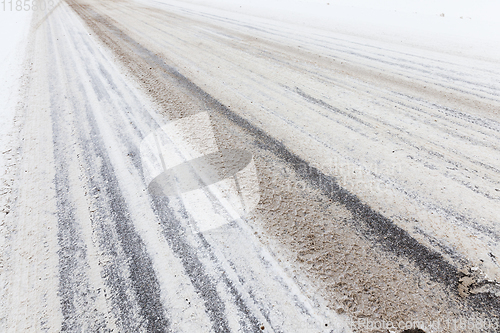 Image of Road under the snow