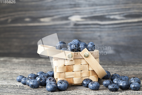 Image of ripe blueberry berries
