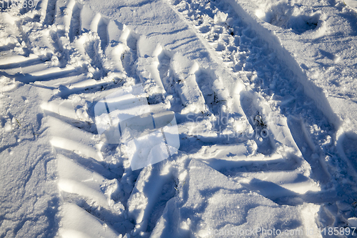 Image of Road under the snow