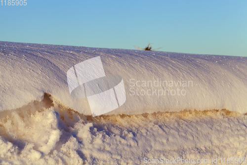 Image of beautiful form of snowdrifts