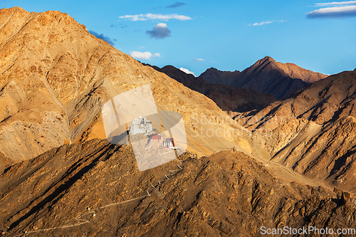 Image of Namgyal Tsemo gompa and fort. Ladakh, India