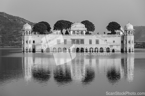 Image of Jal Mahal Water Palace. Jaipur, Rajasthan, India