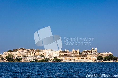Image of City Palace complex. Udaipur, Rajasthan, India