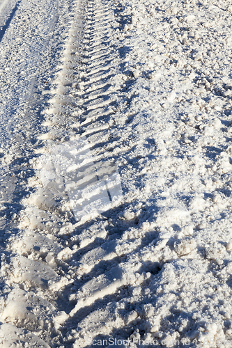 Image of Traces on the snow ,