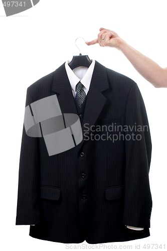 Image of Suit on hanger