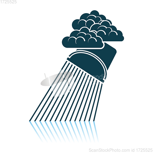 Image of Rainfall Like From Bucket Icon