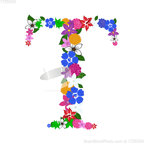 Image of Floral Alphabet Letter