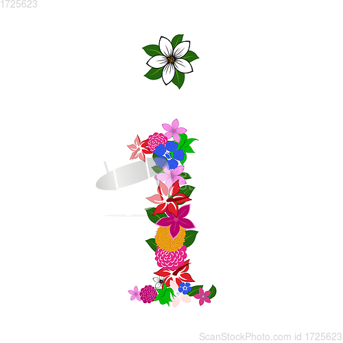 Image of Floral Alphabet Letter