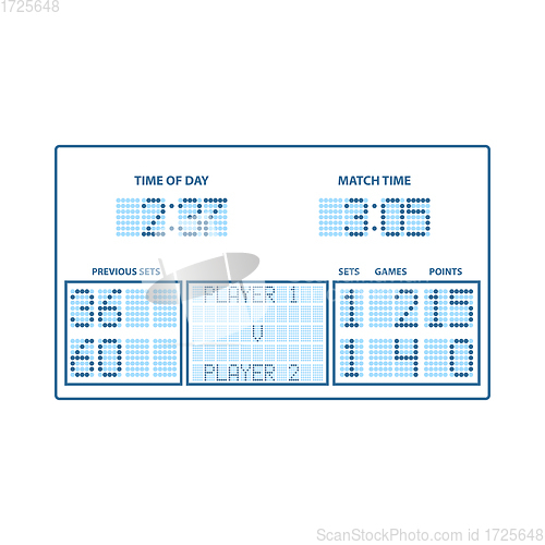 Image of Tennis Scoreboard Icon