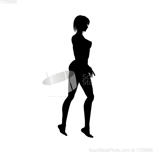 Image of Naked sexy girls silhouette