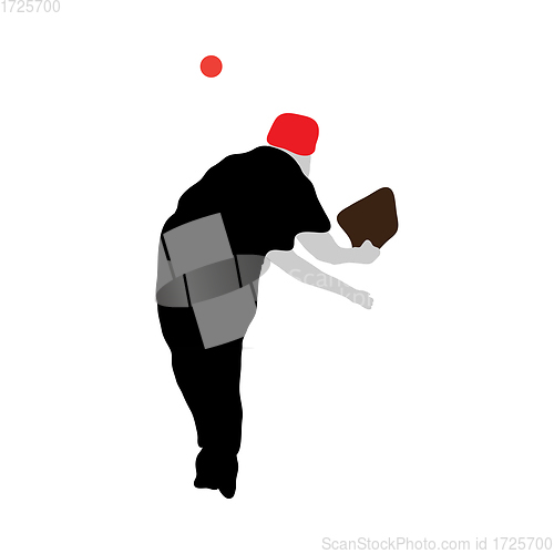 Image of baseball silhouette