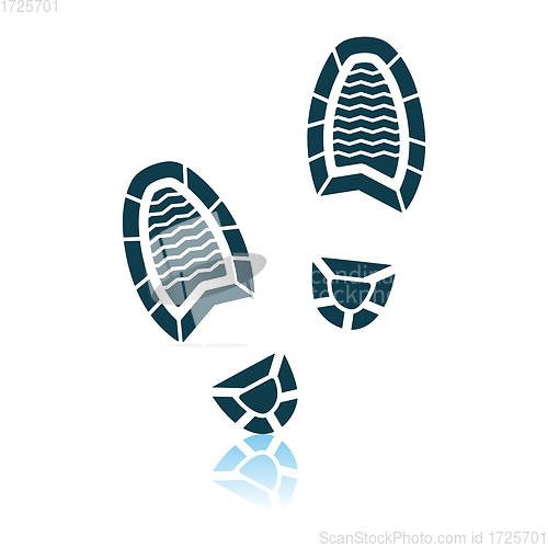 Image of Man Footprint Icon
