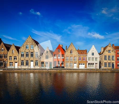 Image of European town. Bruges Brugge, Belgium