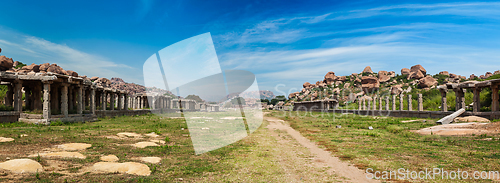 Image of Ancient ruins of Hampi, India