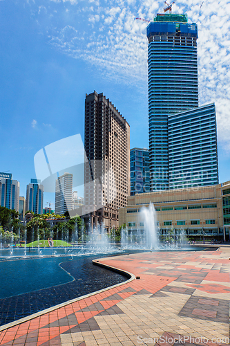 Image of Skyline of Central Business District of Kuala Lumpur, Malaysia