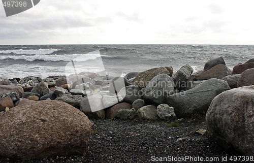 Image of coastline in sweden