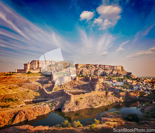 Image of Mehrangarh Fort, Jodhpur, Rajasthan, India