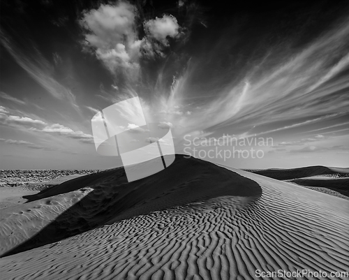 Image of Dunes of Thar Desert, Rajasthan, India