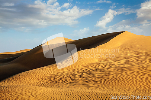 Image of Dunes of Thar Desert, Rajasthan, India