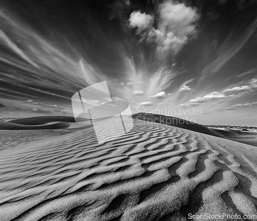 Image of Dunes of Thar Desert, Rajasthan, India