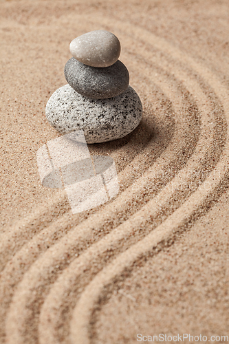 Image of Japanese Zen stone garden