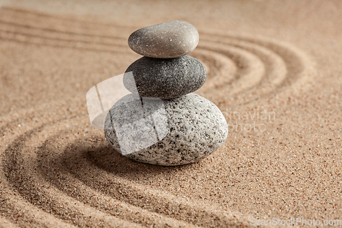 Image of Japanese Zen stone garden