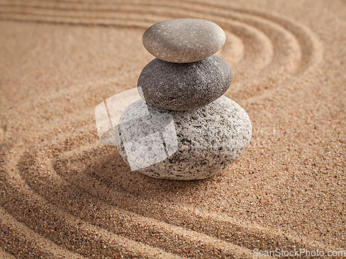 Image of Japanese Zen stone garden