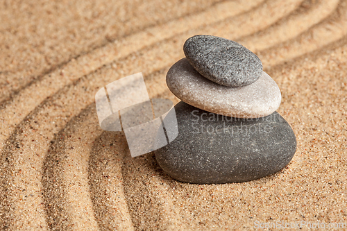 Image of Japanese Zen stone garden