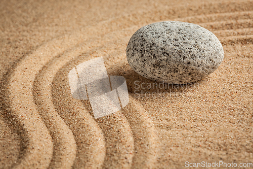 Image of Japanese Zen stone garden