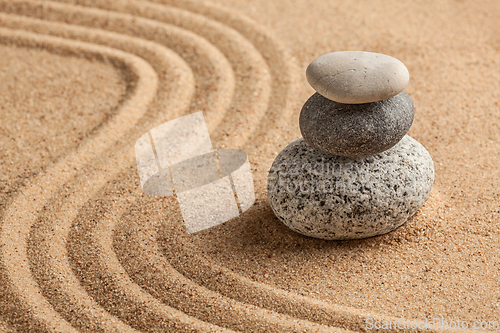 Image of Japanese Zen stone garden