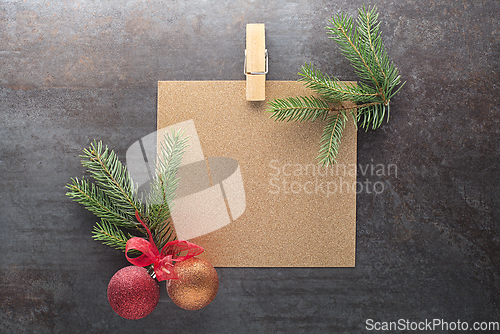 Image of Christmas background decoration card