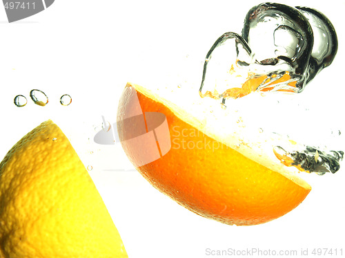 Image of Lemons splashing