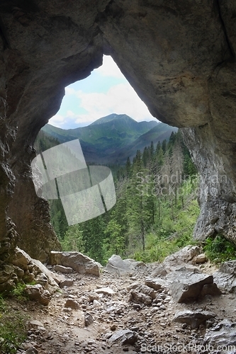 Image of A cave called the Mylna in Poland