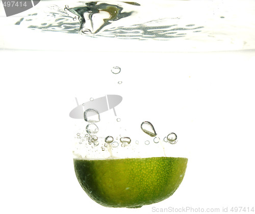 Image of Lime splashing