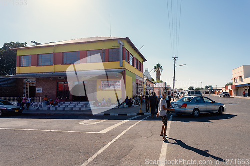 Image of peoples on the street, Keetmanshoop, Namibia