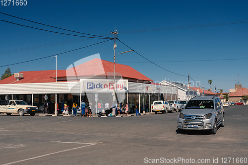 Image of peoples on the street, Keetmanshoop, Namibia