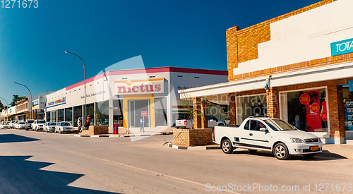 Image of peoples on the street, Tsumeb, Namibia