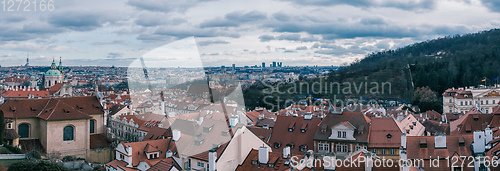 Image of December advent Prague cityscape photo