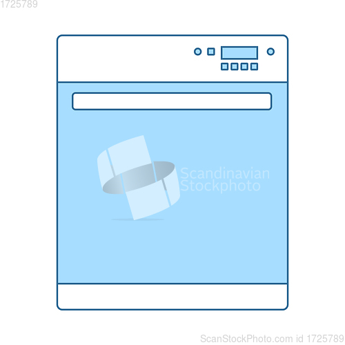 Image of Kitchen Dishwasher Machine Icon