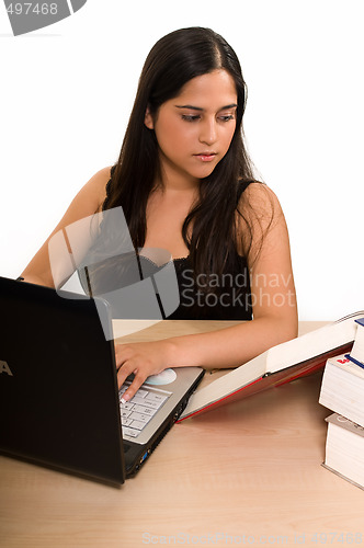 Image of Student studying