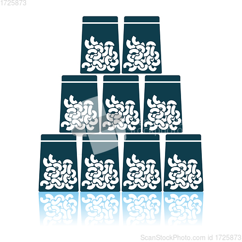 Image of Macaroni In Packages Icon