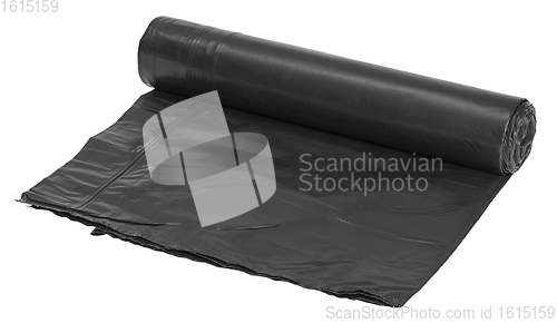 Image of black garbage bags