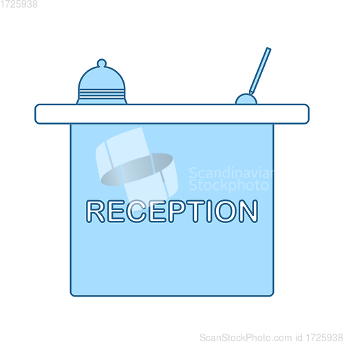 Image of Hotel Reception Desk Icon
